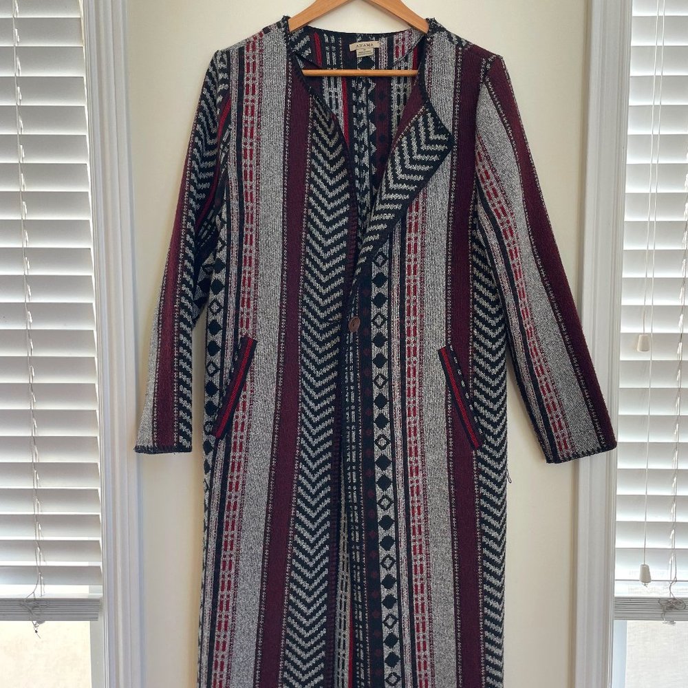 Anama Long Patterned Coat